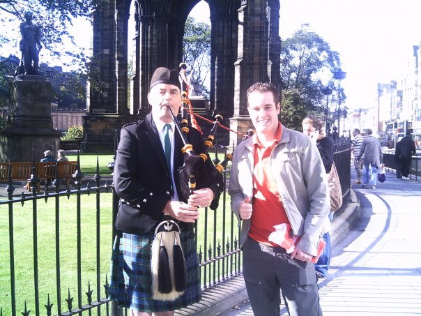 Andy Jennings wearing a hat
